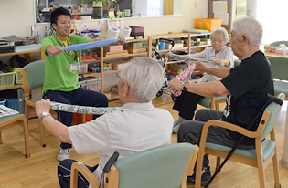 写真：グループ活動