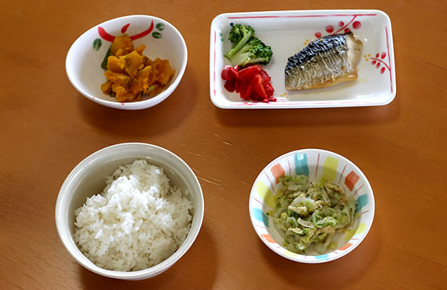 写真:食事の種類 普通