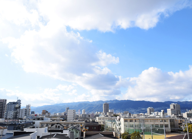 最上階庭園からの眺望